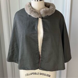 Victorian Edwardian Civil War Era Caroling Capelet with Matching Muff